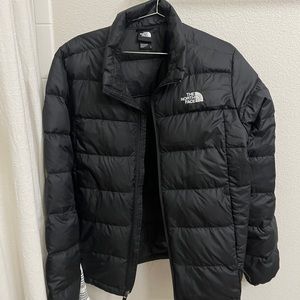 Men’s Black North Face Puffer Jacket